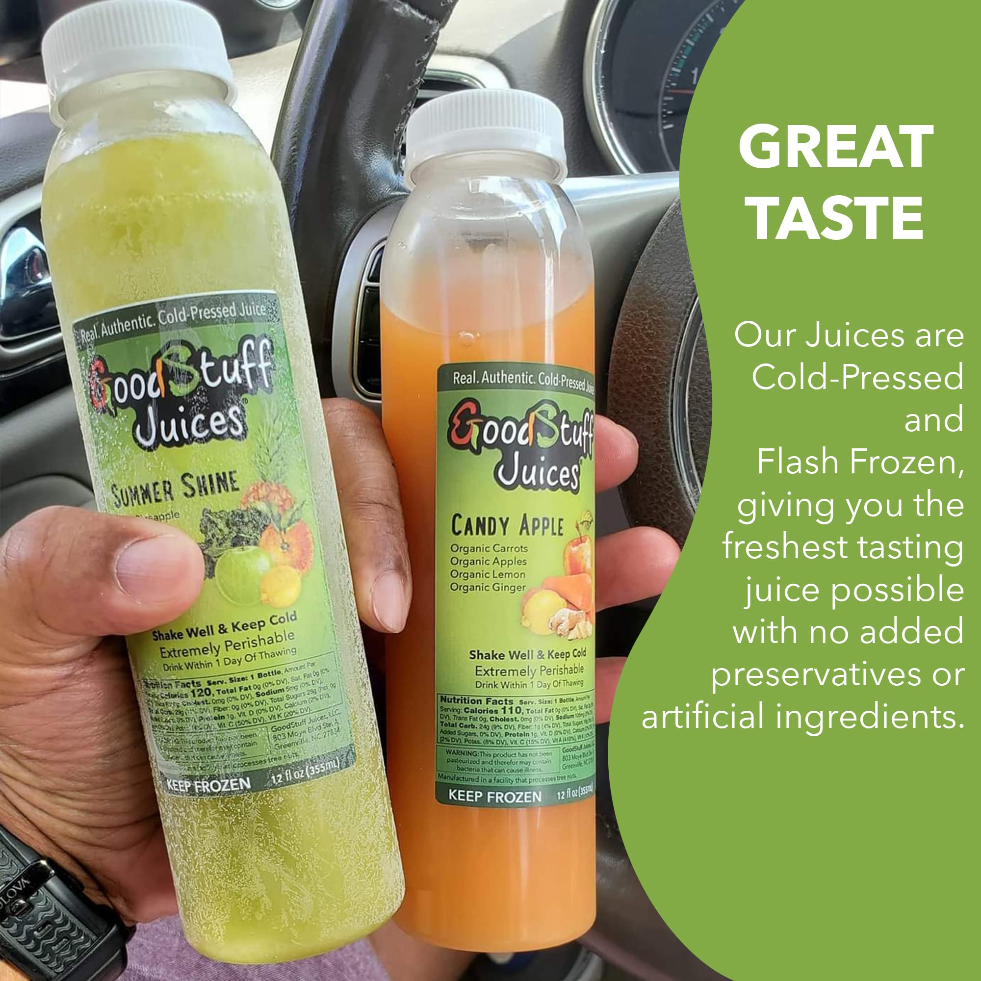 2 Day Juice Cleanse - 12 Cold-Pressed Juices | GoodStuff Summer Slim Detox | Fresh, Ready-to-Drink Reset