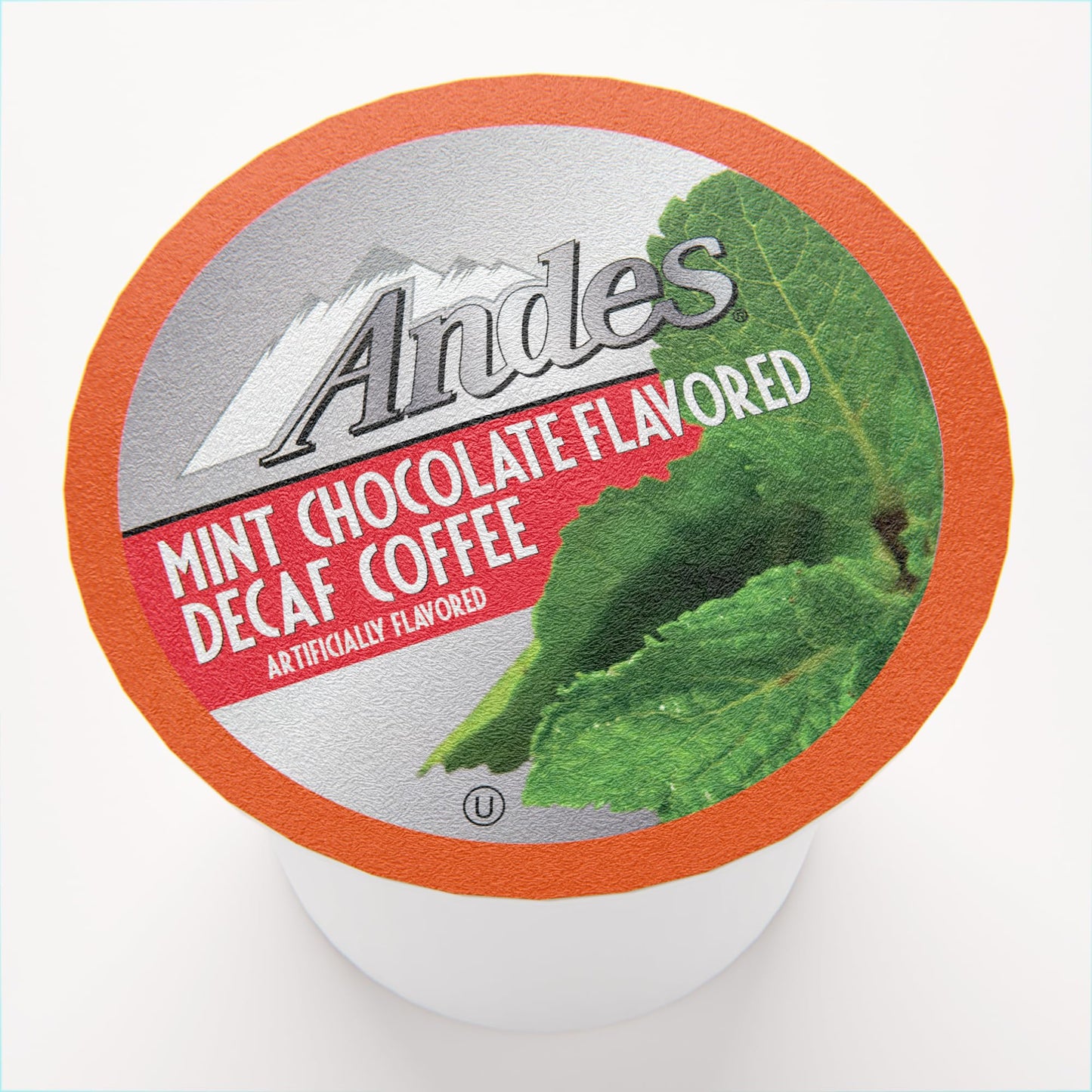 Andes Mints Chocolate Mint Decaf Flavored Coffee Pods, Compatible with K Cup Brewing Machines Including 2.0, Single Serve Peppermint Flavor Enhanced