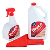 Bruce Hardwood and Laminate Floor Cleaner (2 Pack) Residue Free Floor Cleaner for Mopping, 1 32 oz Spray Bottle and 1 64 oz Refill Bottle