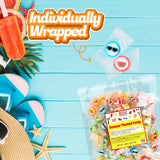Summer Candy - Hard Candy Bulk 1 lb Bag of Individually Wrapped Small Candies Assortment (approx. 116 pcs) Great for Office Bowls- Summer Party Favors