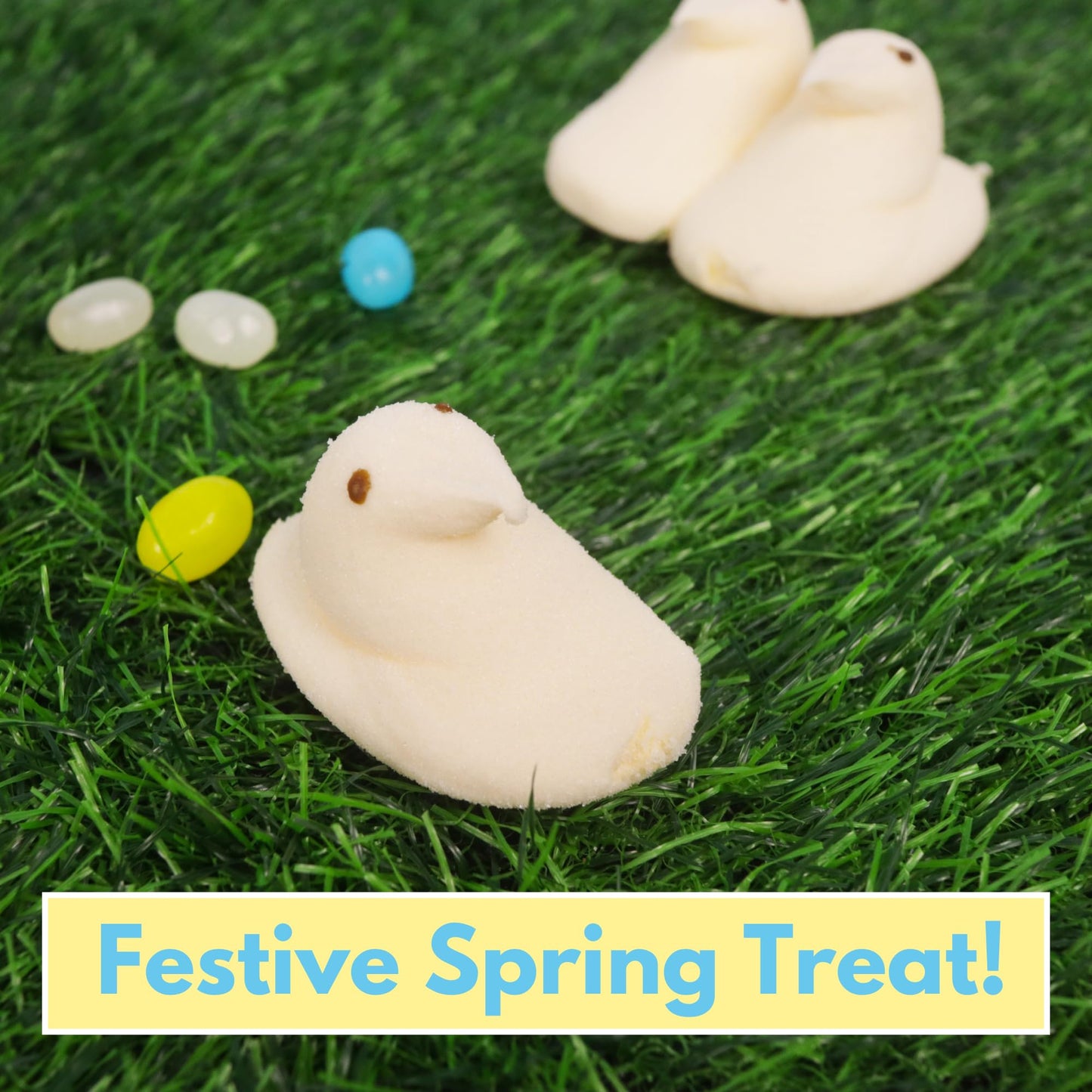 Rice Krispie Treats Peeps, Cereal Flavored Marshmallow Chicks, Easter Basket Stuffer Candy, 3 Ounces (Pack of 3)
