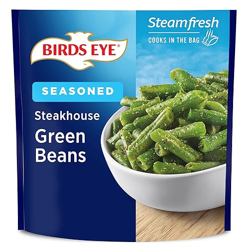 Birds Eye Steamfresh Seasoned Steakhouse Green Beans, Frozen Vegetables, 10 oz