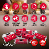 60 New Graduation Cap Party Class of 2026 Miniatures Candy Bar Wrapper, Mini Candy Chocolate Bar Stickers, Labels, Candy Not Included, Color Red. Made