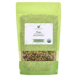 Biokoma Organic Hops Dried Flowers 1.76oz - USDA Organic Herbal Tea - Dried Humulus lupulus Loose Flowers - Resealable Moisture Proof Pouch - No