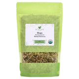 Biokoma Organic Hops Dried Flowers 1.76oz - USDA Organic Herbal Tea - Dried Humulus lupulus Loose Flowers - Resealable Moisture Proof Pouch - No