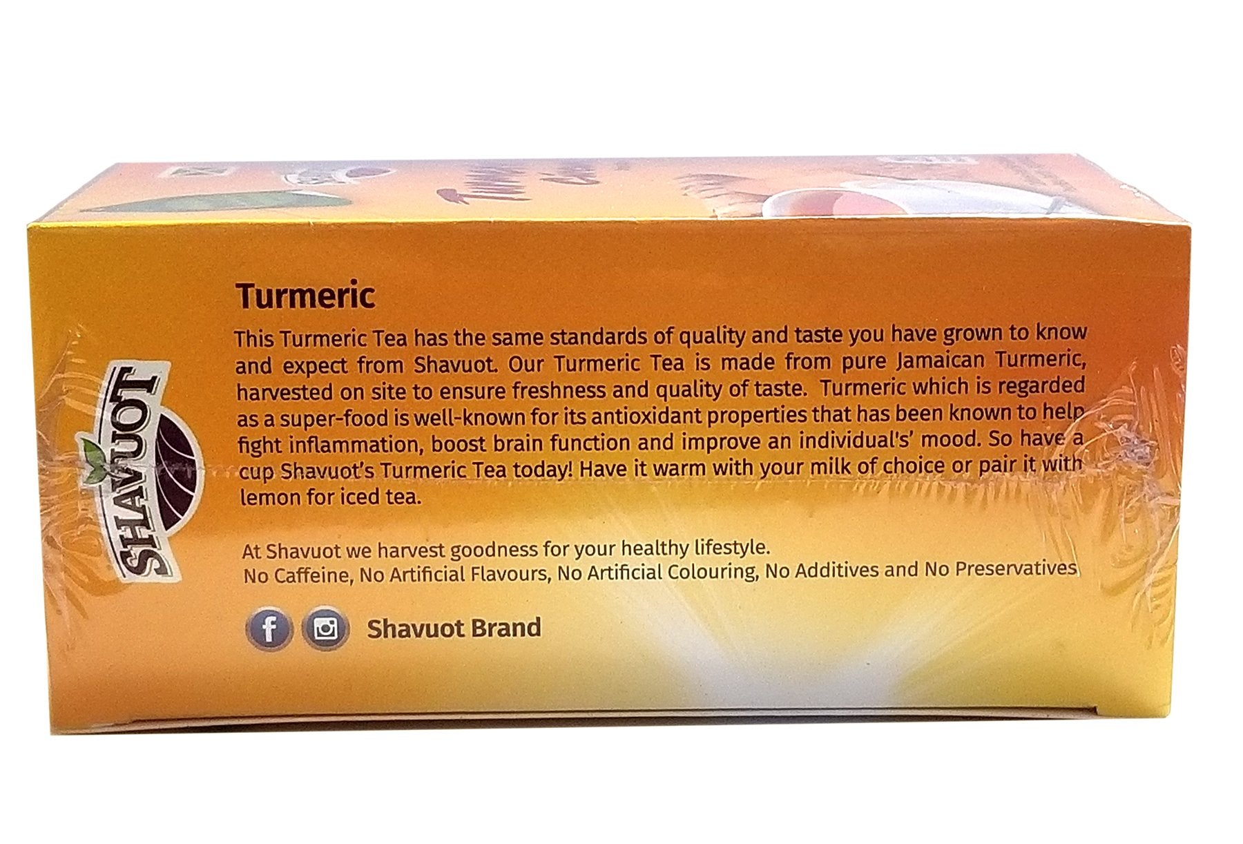 Shavuot Turmeric Tea 1.05oz (20 Tea Bags)