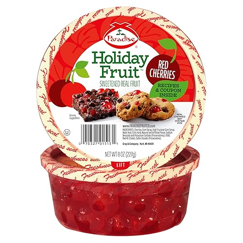 Paradise Red Cherries, 8 Ounce