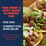 Ortega Hot Truffle Taco Sauce, Sweet and Spicy Sauce and Marinade, 8 Ounce