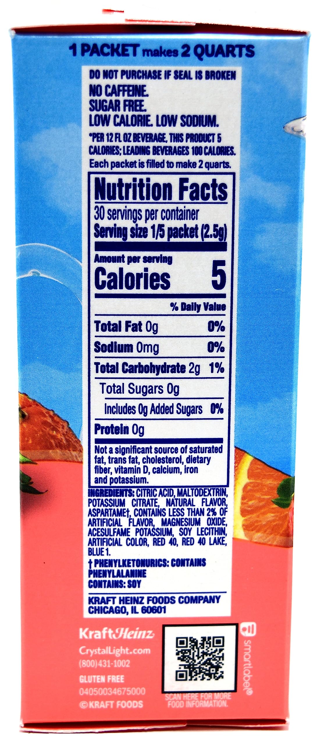 Crystal Light Strawberry Orange Banana Drink Mix, 12-Quart 2.4-Ounce Box (Pack of 7)