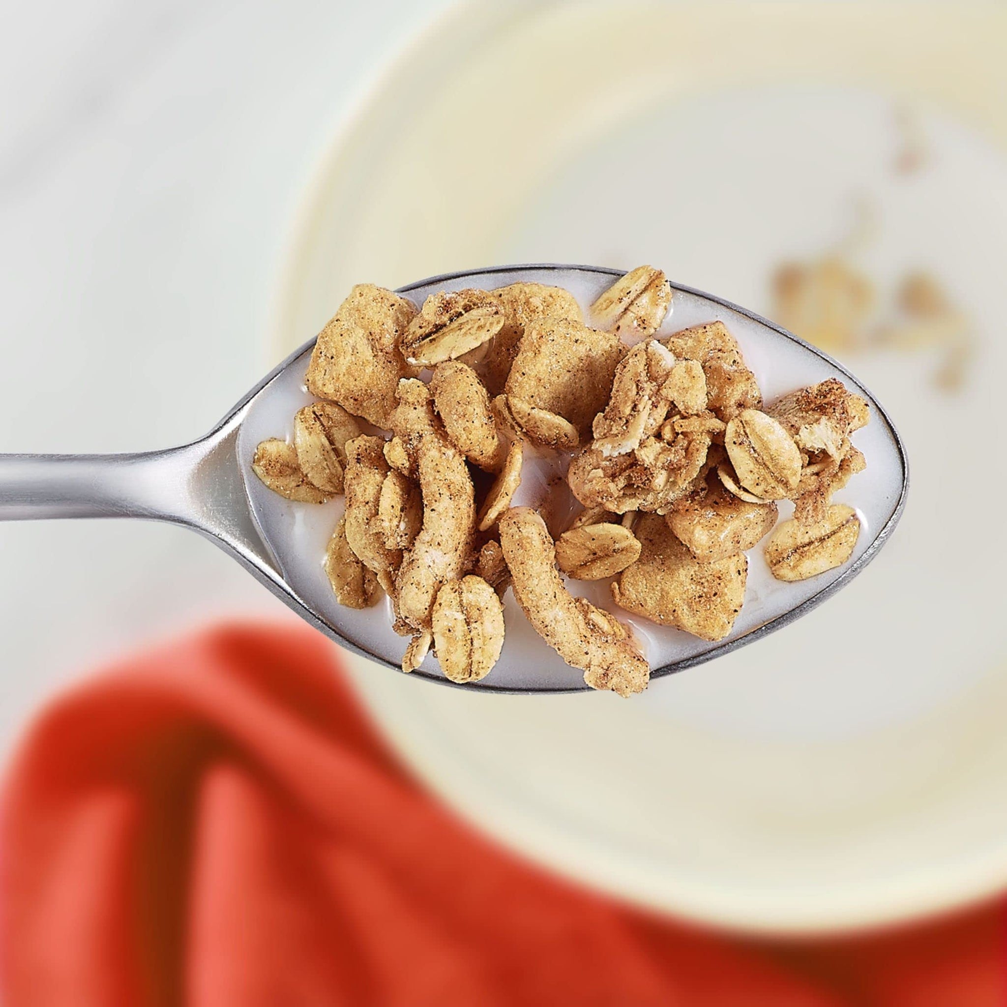 Kashi GO Cold Breakfast Cereal, Vegan Protein, Fiber Cereal, Cinnamon Crisp, 14oz Box (1 Box)