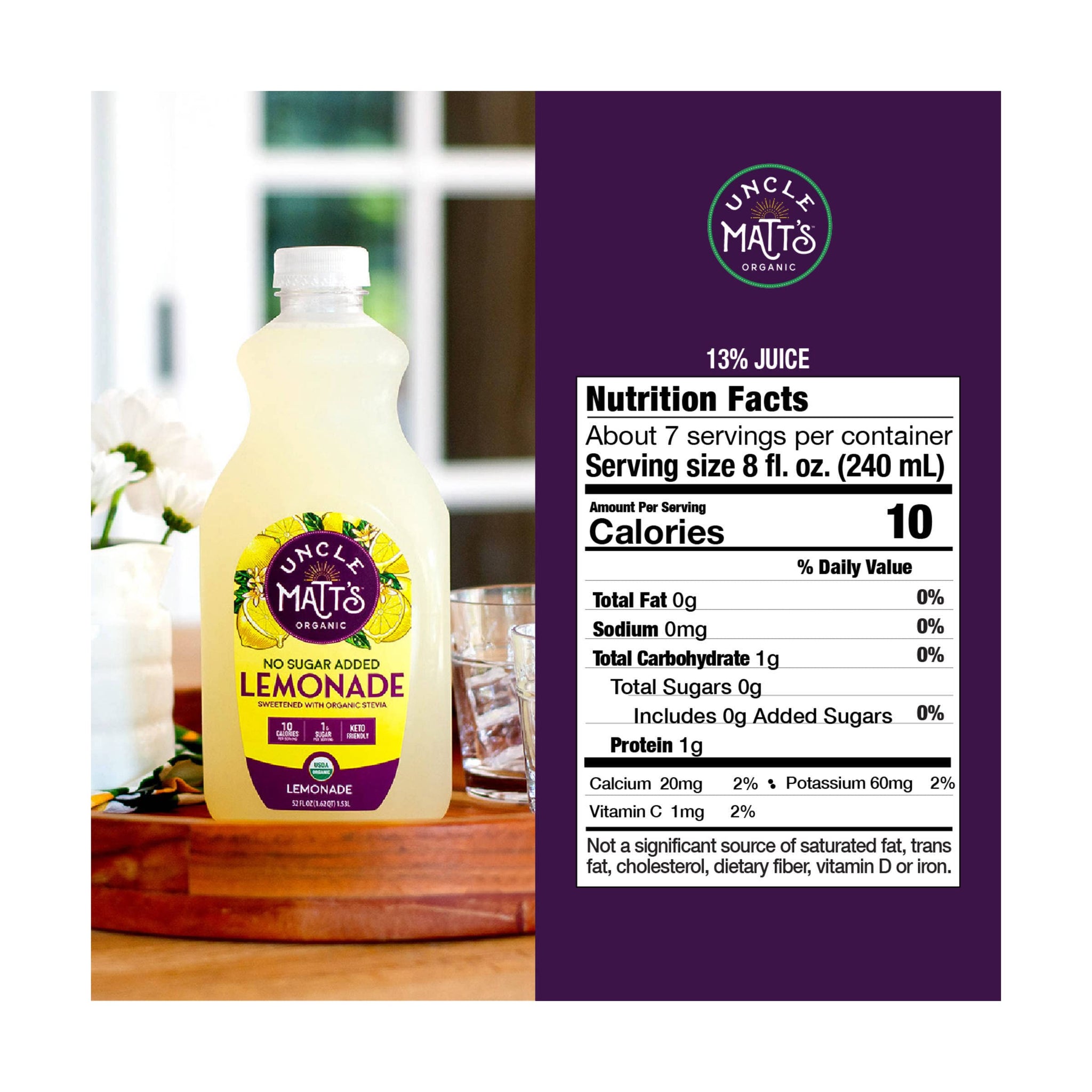 UNCLE MATTS ORGANIC LEMONADE NSA 52 FO