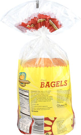 Kinnikinnick Gluten Free Soft Plain Bagels, 12.1 oz (frozen)