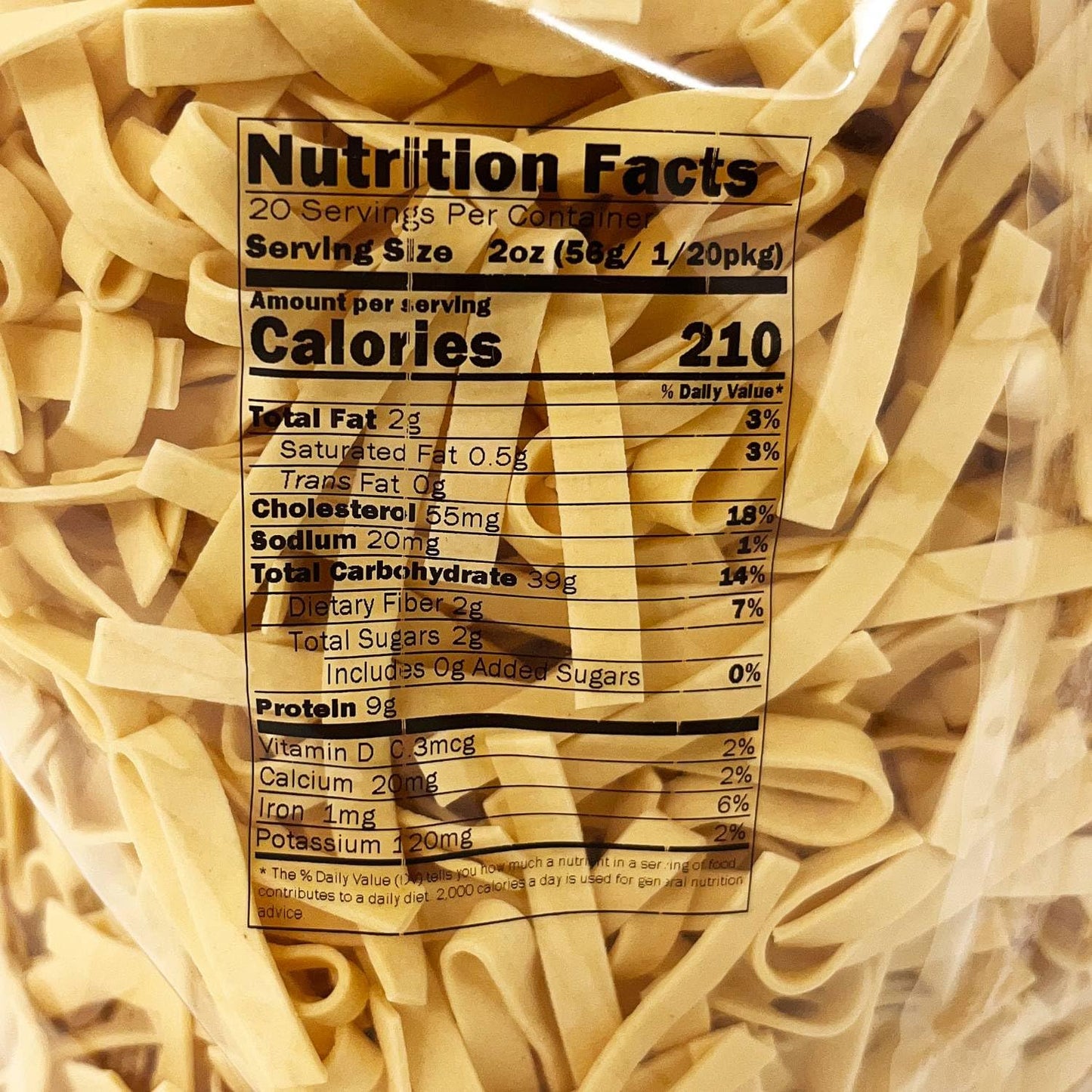 Lehman's Homemade Egg Noodles, All Natural USA Made Amish Pasta, Case of Four Big 40 oz Bags, Medium .25 inch Width