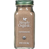 Simply Organic Cardamom, 2.82 Ounce, Certified Organic & Kosher, Aromatic, Subtly Spicy-Sweet, No ETO, Non Irradiated