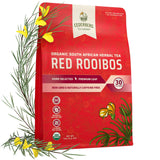 Cederberg Tea Company Red Rooibos Tea Bags USDA Certified South African Organic Herbal Tea, Naturally Caffeine Free Tea, Non-GMO, Premium Leaf, Rich