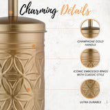Autumn Alley Antique Gold Toilet Brush and Holder Set, Standing Toilet Brush for Modern Bathroom Decor, Soft Gold Bathroom Accessory Sets