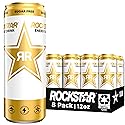 Rockstar Energy Drink, Sugar Free, 12oz Sleek Cans (8 Pack)