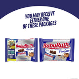 Baby Ruth Candy Bars with Chocolatey Caramel, Peanuts, and Nougat, Fun Size Candy Bars in Bag, 10.2 oz