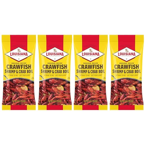 Louisiana Fish Fry Products Crawfish, Shrimp & Crab Boil Seasoning - Spicy & Delicious Seafood Powder Complete Seasoning - Low Salt Cajun Seasoning 16
