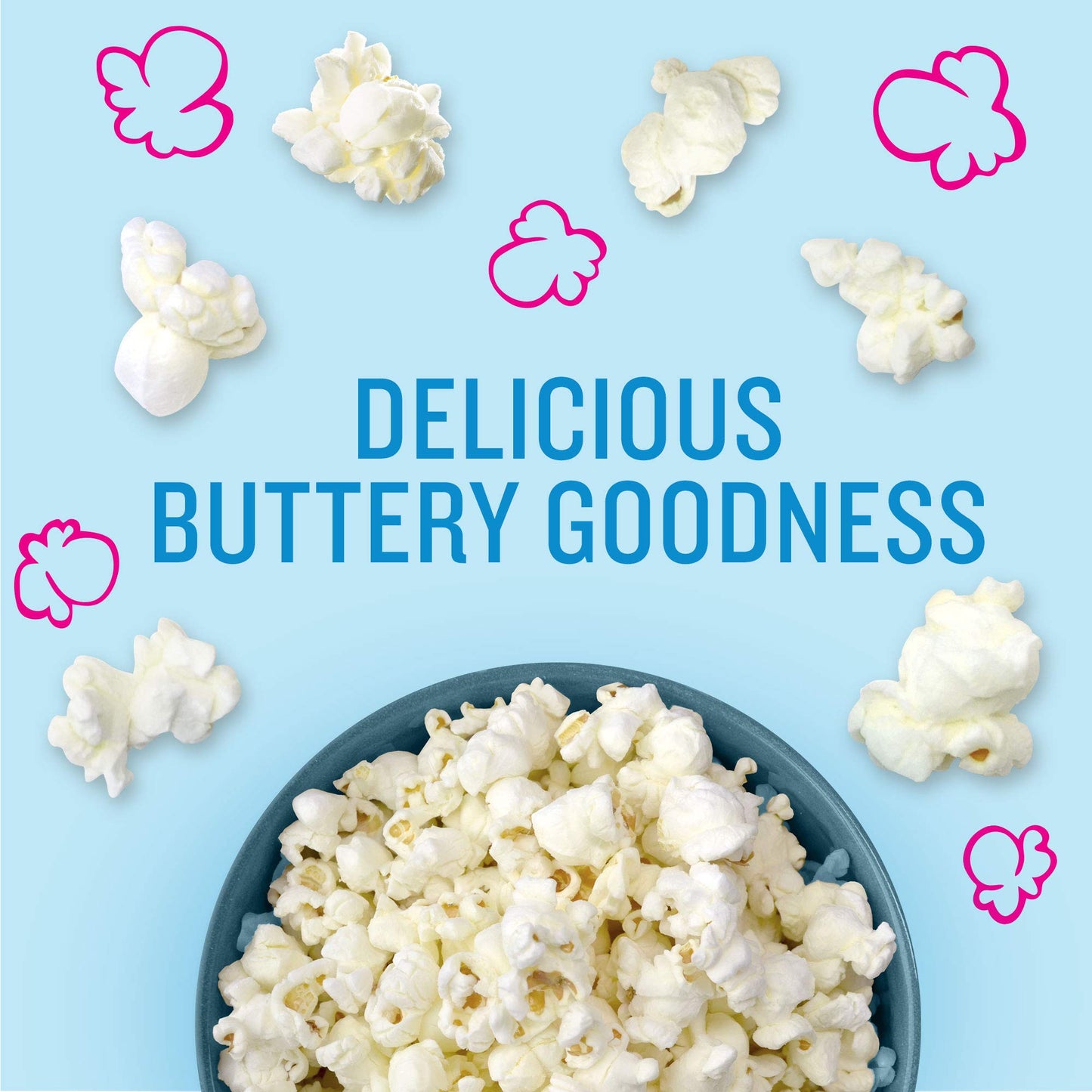 Angie's Boom Chicka Pop Microwave Real Butter Popcorn (Pack of 2)