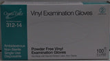 Vinyl Powder Free Exam Gloves Xlarge 100/box