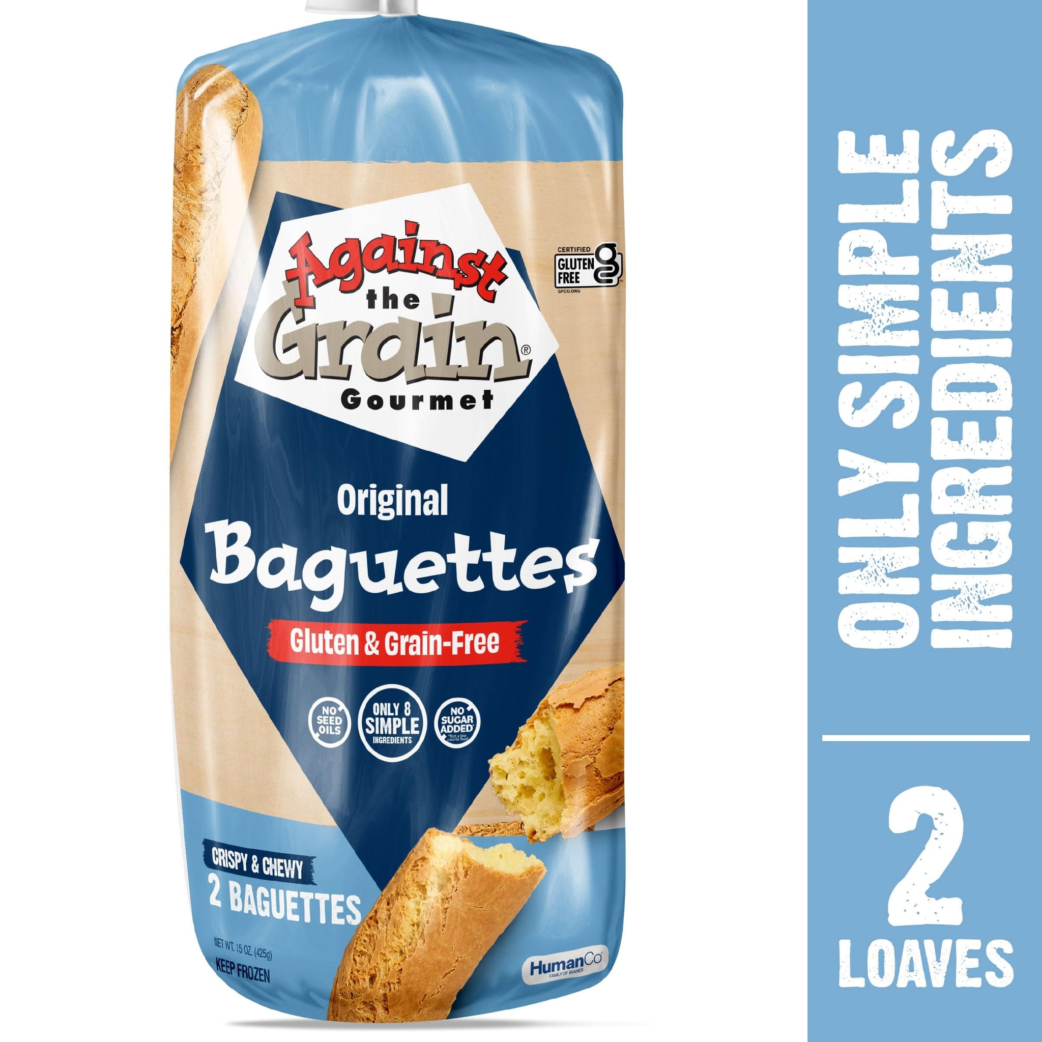 Against The Grain Original Baguette, 15 Ounce -- 12 per case.