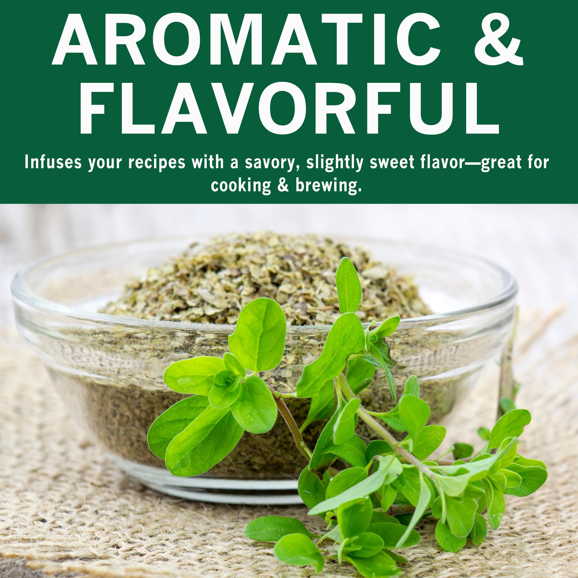 SPICES VILLAGE Dried Marjoram, Marjoram Spice, 1.4 oz, All Natural Fresh Mediterranean Spice, Herbal Tea - Kosher, Gluten Free, Vegan, Non GMO