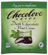 Chocolove Dark Chocolate Mint Crème Bites, 3.5 OZ