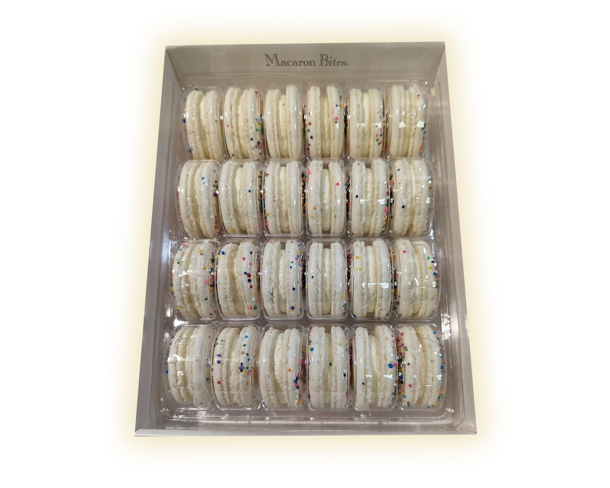 Macaron - Cake Batter French Macaron Cookies Gift Box - 24 Count