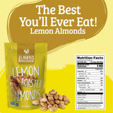 Almond Brothers Roasted Almonds - Pack of 3, 5 oz - Hand Crafted Lemon Glazed Almonds, Gluten-Free, Non-GMO