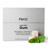 Feno Remineralizing Gum - Sugar Free Xylitol Gum with Nano Hydroxyapatite, Spearmint Dental Chewing Gum, Organic Tree Sap Base, Fresh Breath and Daily