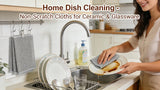 10-Pack 7.9-Inch Dual-Layer Metal Mesh Cleaning Cloths - Scratch-Free Kitchen Scrubbers for Dishes & Cookware