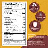 Banana Bread Granola with Lion's Mane Mushroom | Natural, Hand-Baked, Reduced Sugar, Rich in Iron | for Breakfast Cereal, Trailmix, Yogurt | (2-Pack)