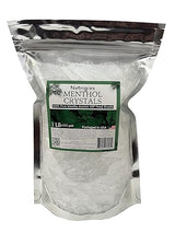 Nutrigins Menthol Crystal 1 LB - Pure Organic 100% Natural - Menthol Crystals from Mint Crystal Mints Mentha Arvensis - Comes in Resealable Standup