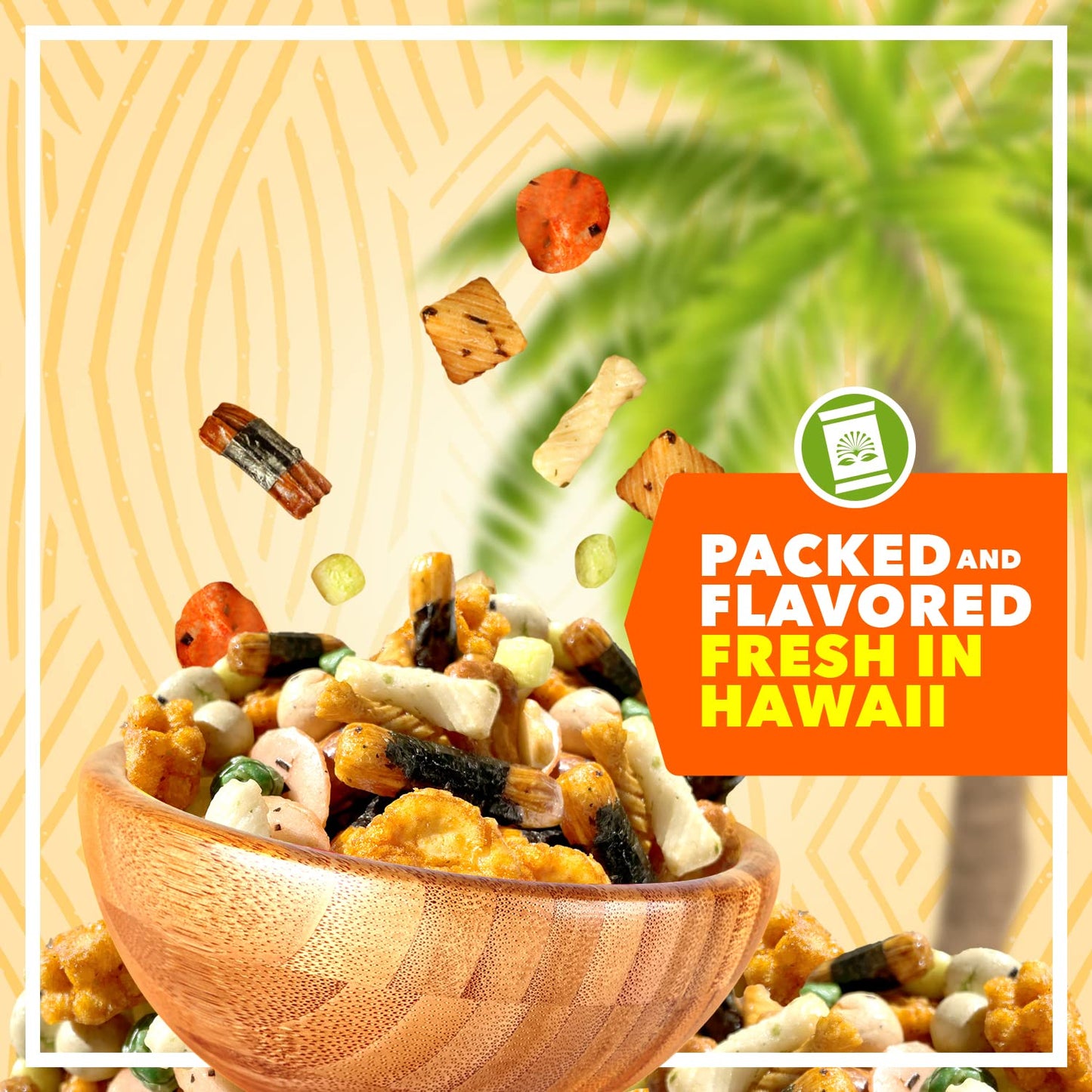 Traditional Imperial Mix Arare Rice Crackers - Mochi Crunch Asian Snack Mix - Assorted Shapes and Flavors - Sweet, Salty, and Umami Taste - Crunchy