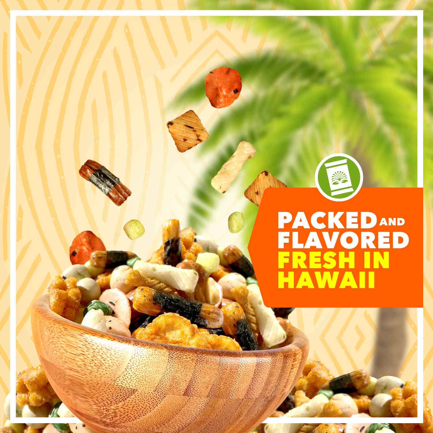 Traditional Imperial Mix Arare Rice Crackers - Mochi Crunch Asian Snack Mix - Assorted Shapes and Flavors - Sweet, Salty, and Umami Taste - Crunchy