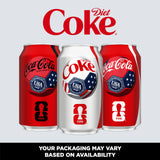 Diet Coke Soda Soft Drinks, 12 fl oz Fridge Pack Cans, 12 Pack - Cola Flavored Diet Soda Soft Drinks