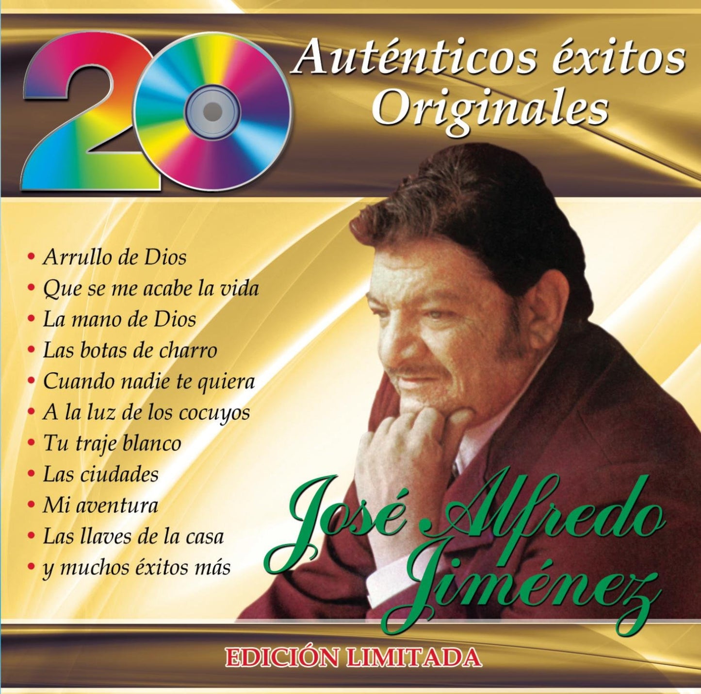 20 Auténticos Éxitos Originales - José Alfredo Jiménez