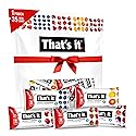 That's it. Mini Fruit Bars (Variety 35 Pack) No Sugar Plant-Based, Vegan & Gluten Free, Breakfast Bar, Paleo, for Children, Non GMO, Fiber (7