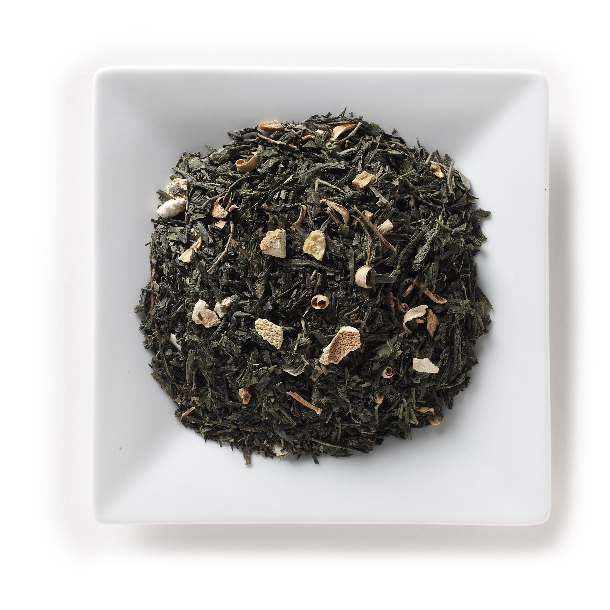 Mahamosa Earl Grey Sencha Tea 4 oz - Loose Leaf Flavored Green Tea Blend (with bergamot, lemon, orange)