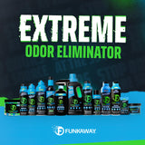 FunkAway Extreme Military Grade Odor Eliminating AeroSpray, 6 oz., Odor Eliminating Spray Designed for First Responders, Removes Sweaty, Musty, Smoke