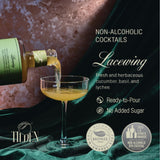Tilden Cocktails Lacewing,Multi Award Winning Non-Alcoholic Cocktail, Vegan and No Sugar Added, Cucumber, Basil, Lychee, and Juniper, 750ml