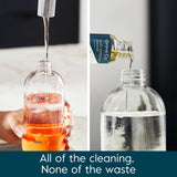 Grove Co. Multi Purpose Cleaner,Refill Concentrate Glass Spray Bottle (16 Oz),Plant-based Household Cleaning Supplies Bundle,No Plastic Waste,100%