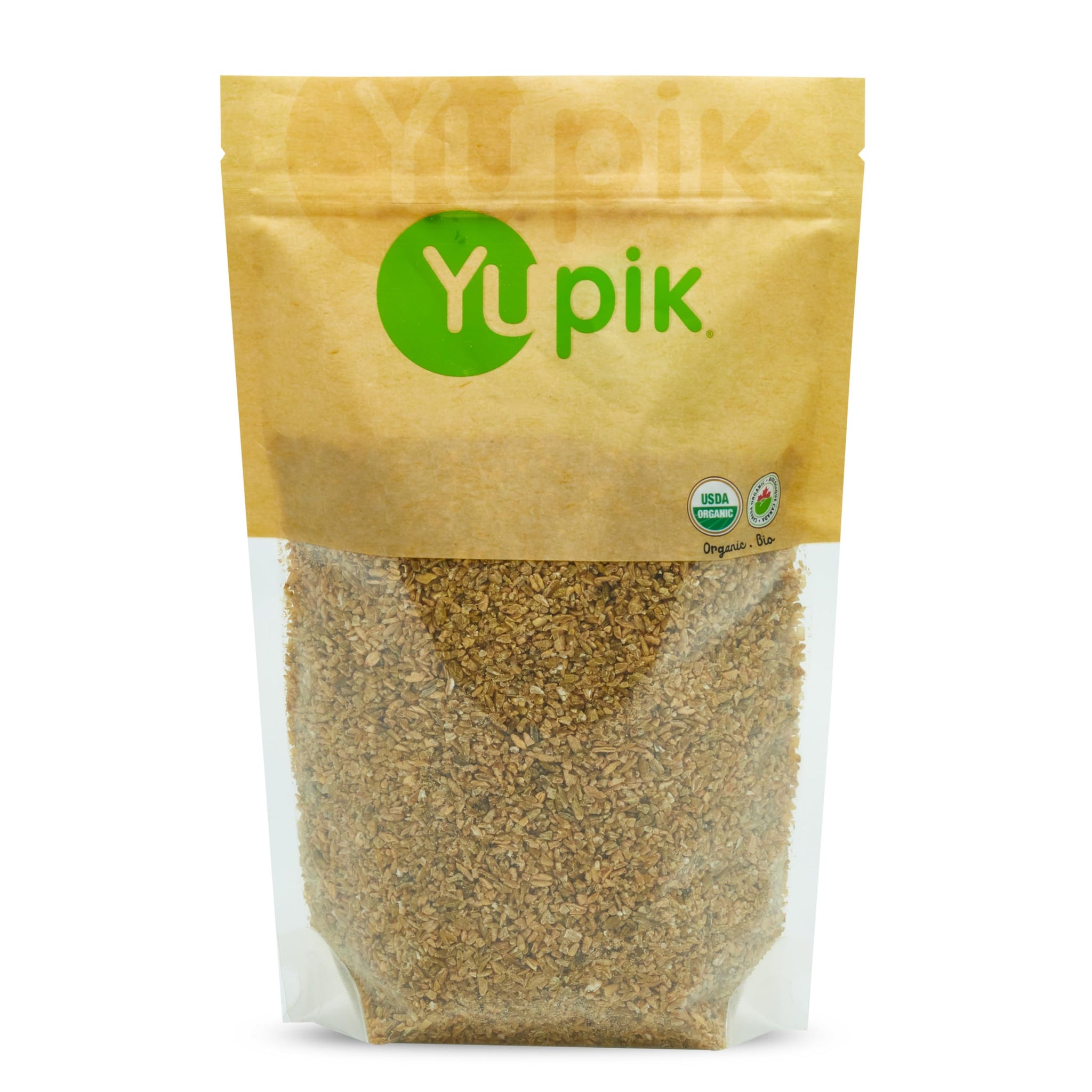 Yupik Organic Cracked Freekeh, 2.2 lb, Non-GMO, Vegan, Ancient Whole Grain, Source of Protein & Fiber, Nutty Chewy Texture