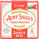 Aunt Sally's Pralines x Tabasco- Sugar and Spice Pralines- 6 count box- New Orleans Most Famous Praline- Handmade Pecan Candy