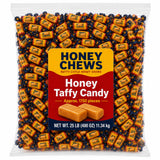 Honey Flavored Chewy Taffy Candy with Crunchy Almond Bits - Classic Old Fashioned Retro Candy Treat - 25 lb (Approx. 1,500 pieces)