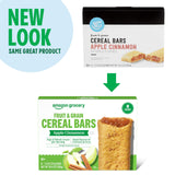 Amazon Grocery, Apple Cinnamon Fruit & Grain Cereal Bars, 1.3 Oz, 8 Ct