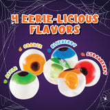 30 Gummy Eyeballs, Spooky Eyeball Candy in 4 Flavors, Soft Gummies with Fruity Jelly Filling, Individually Wrapped, By 4YoreElves (19 oz)