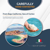 All Goods Mineral Coarse Grain Sea Salt, 4 LB. Natural Mineral Salt from Mexico, Unrefined, Hand-Harvested, 90+ Essential Minerals, Kosher, 30% Low