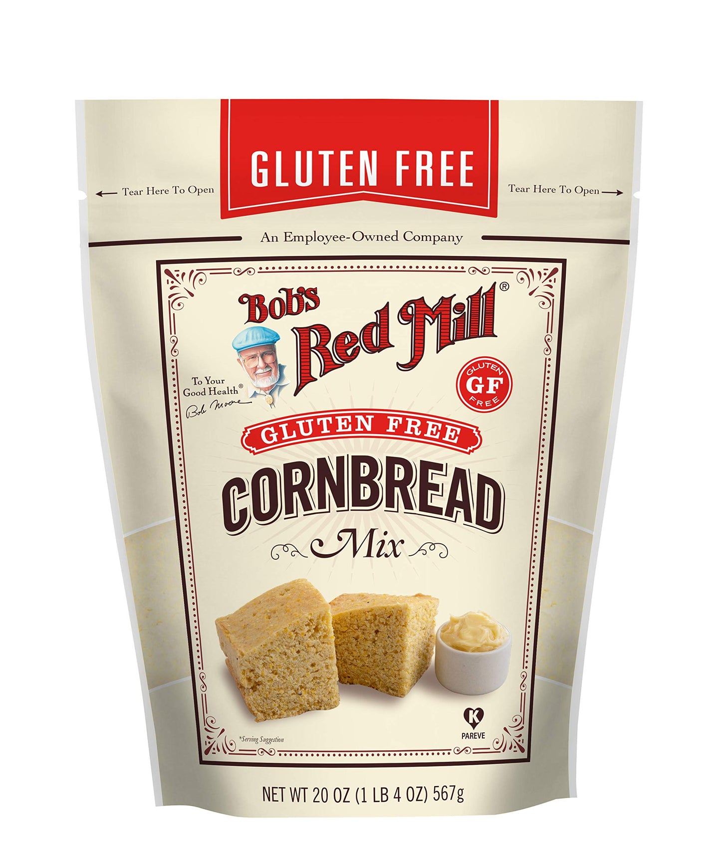 Bob's Red Mill Gluten Free Cornbread Mix, 20-ounce